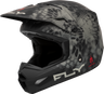 FLY RACING KINETIC VERDICT KRYPTEK HELMET BLACK/GREY Fly