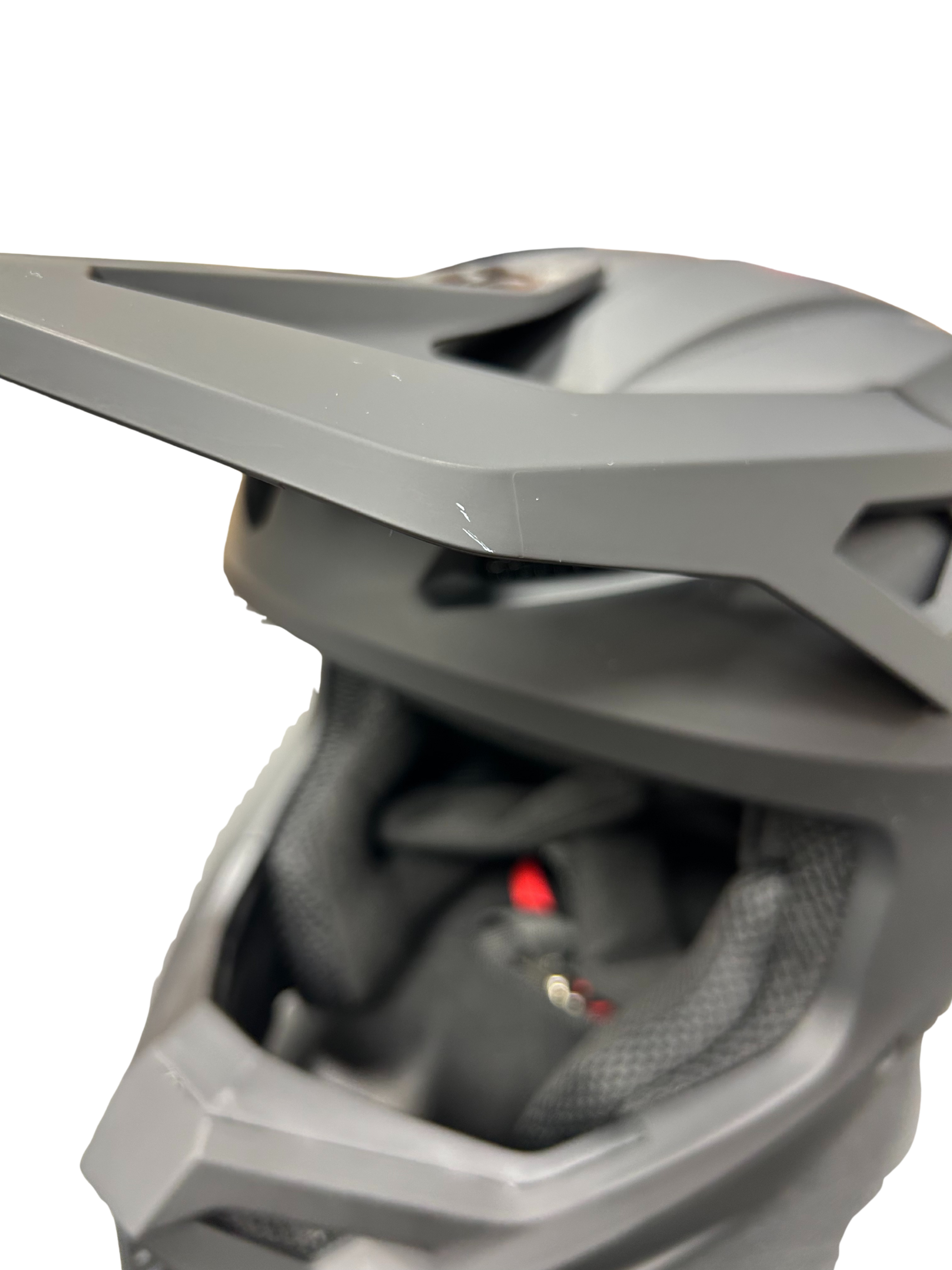 USED: Fox V1 Helmet Youth Matte Black YOUTH LARGE - Jorgensen Powersports