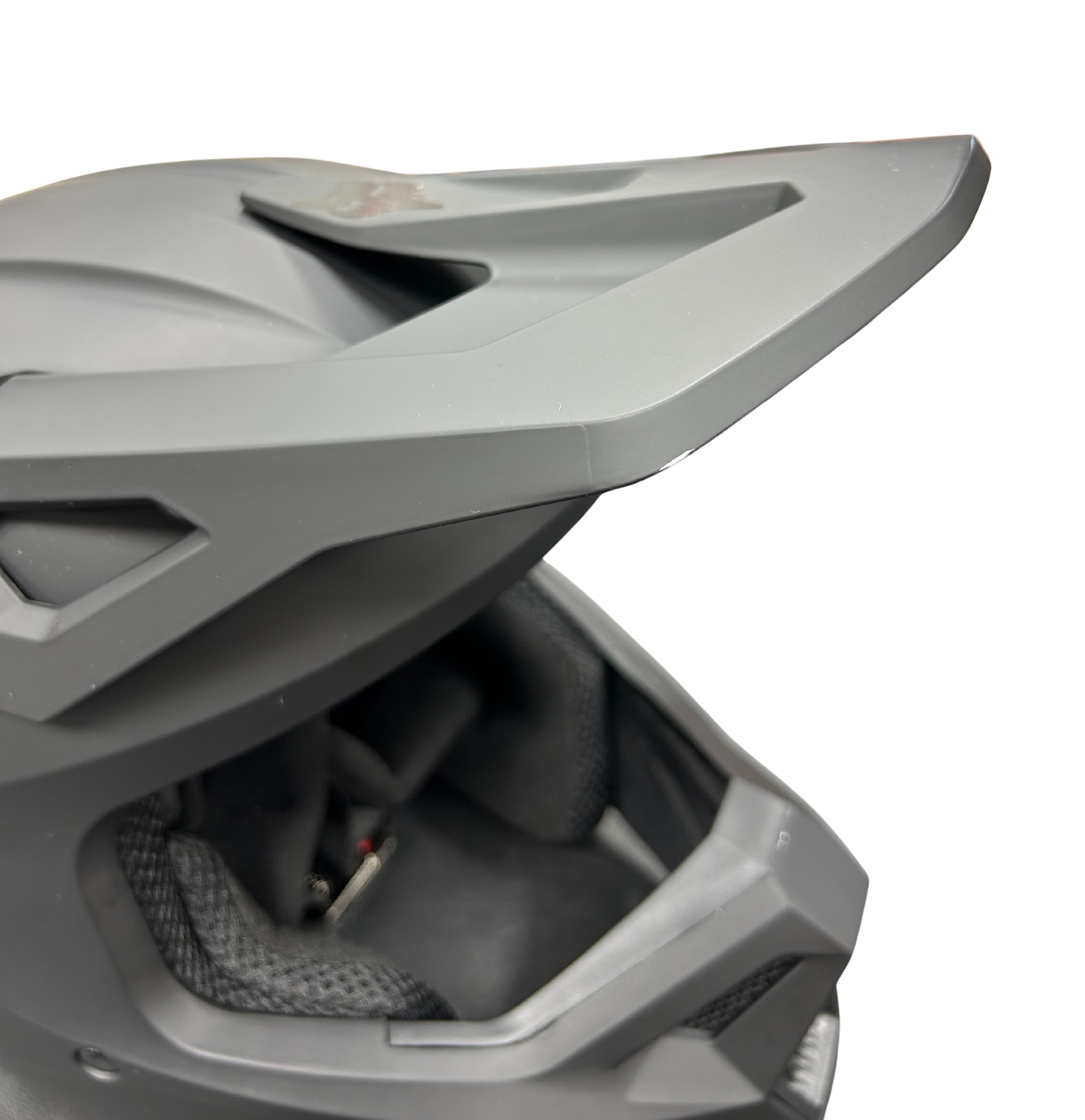 USED: Fox V1 Helmet Youth Matte Black YOUTH LARGE - Jorgensen Powersports