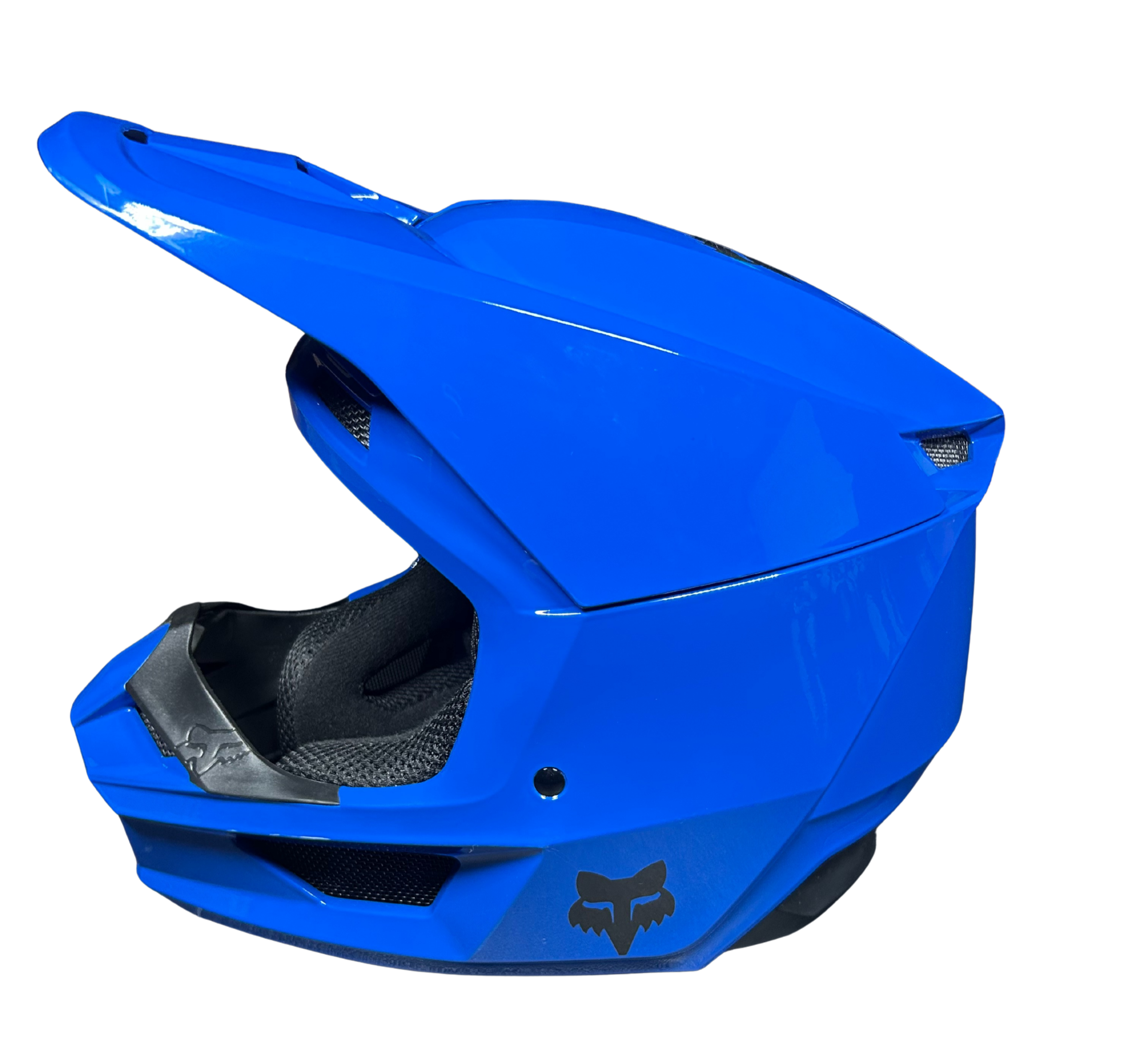 USED: Fox V Core Helmet Blue Size Medium - Jorgensen Powersports