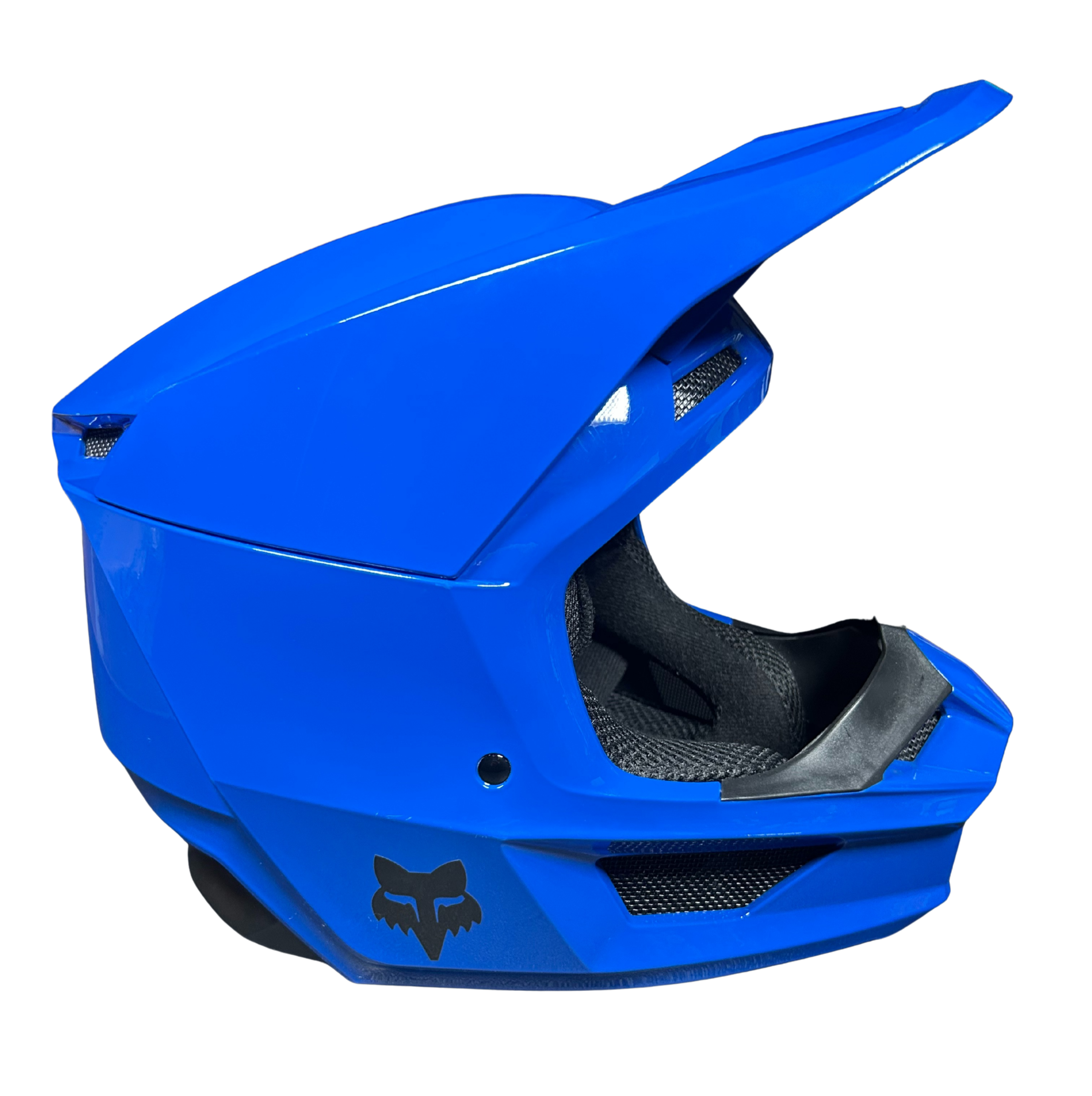 USED: Fox V Core Helmet Blue Size Medium - Jorgensen Powersports