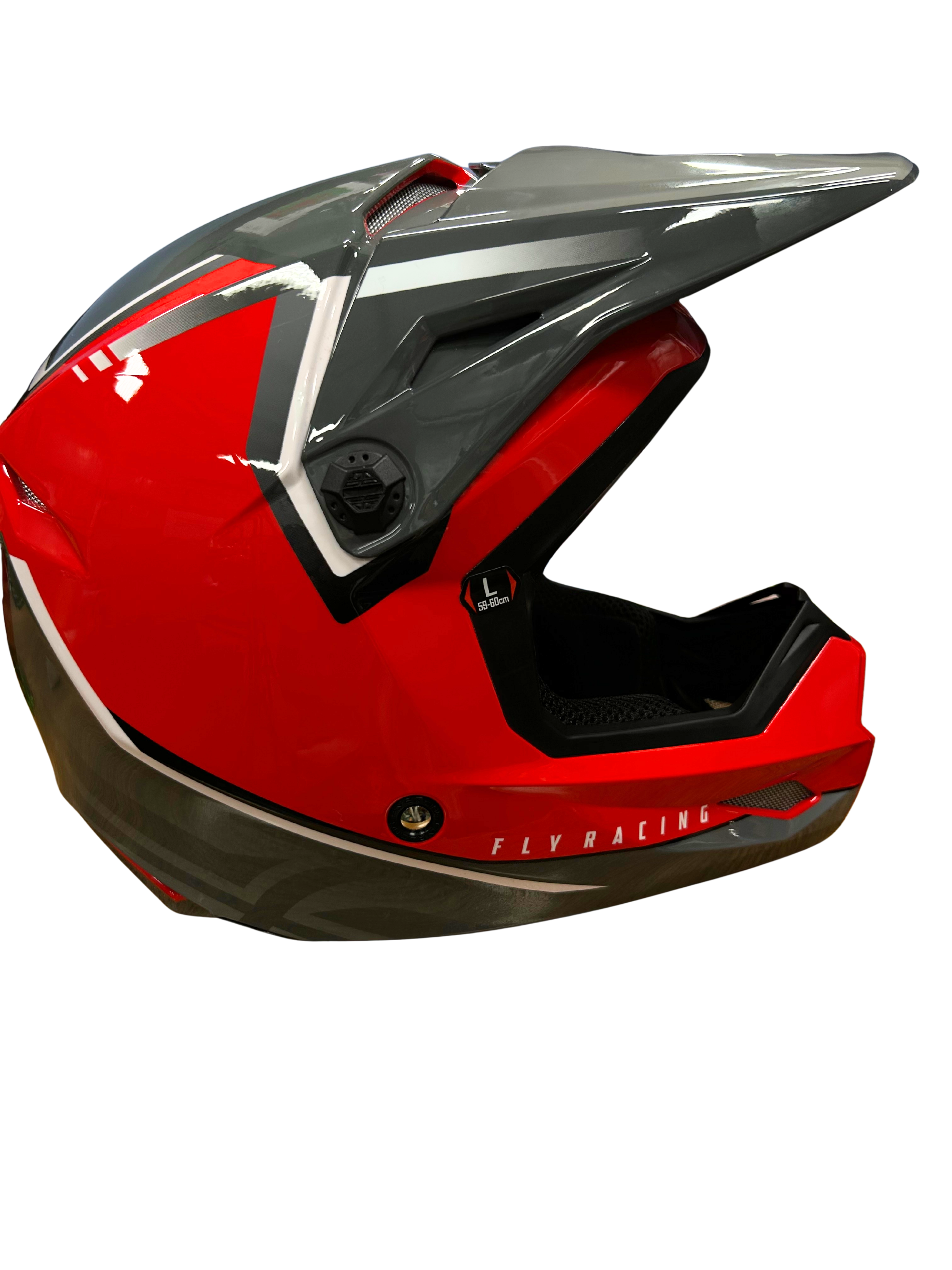 Pre-Owned: FLY RACING KINETIC VISION HELMET SIZE LARGE Fly