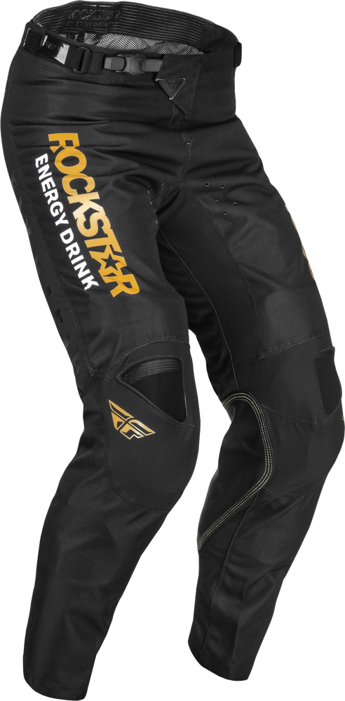 FLY RACING KINETIC ROCKSTAR PANTS BLACK/GOLD Fly