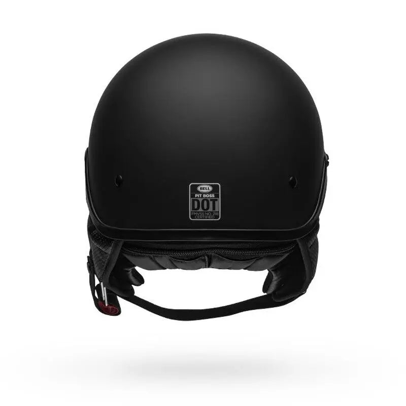 Bell PS Pit Boss Half Motorcycle Helmet | TriMatrix Shell with Sun
