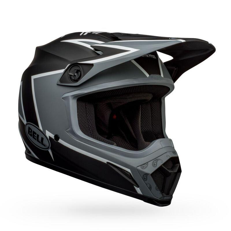 BELL helmet Twitch MatteBlack/Gray/White / Small Bell MX-9 MIPS Off-Road Motorcycle Helmet 7131639 768686403699 Jorgensen Powersports