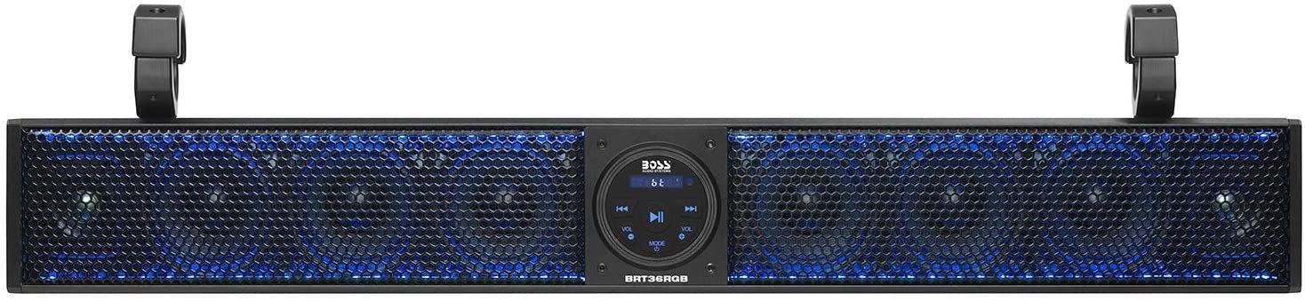 BOSS Speakers BOSS Audio Systems 36" UTV Sound Bar System RGB BRT36RGB 791489129640 Jorgensen Powersports