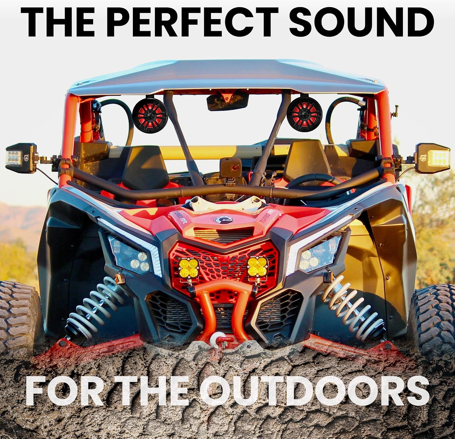 BOSS Speakers Boss Audio Systems 4 Inch Marine Wake Tower Speakers- Full Range MRWT40RGB B07NYMQF52 Jorgensen Powersports