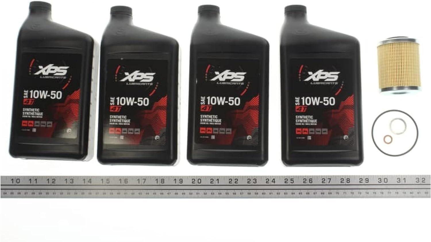 Can-Am Automotive Can-Am New OEM 4T 10W-50 Synthetic Blend Oil Change Kit Rotax 900 9779261 B0BTMQKFMC Jorgensen Powersports