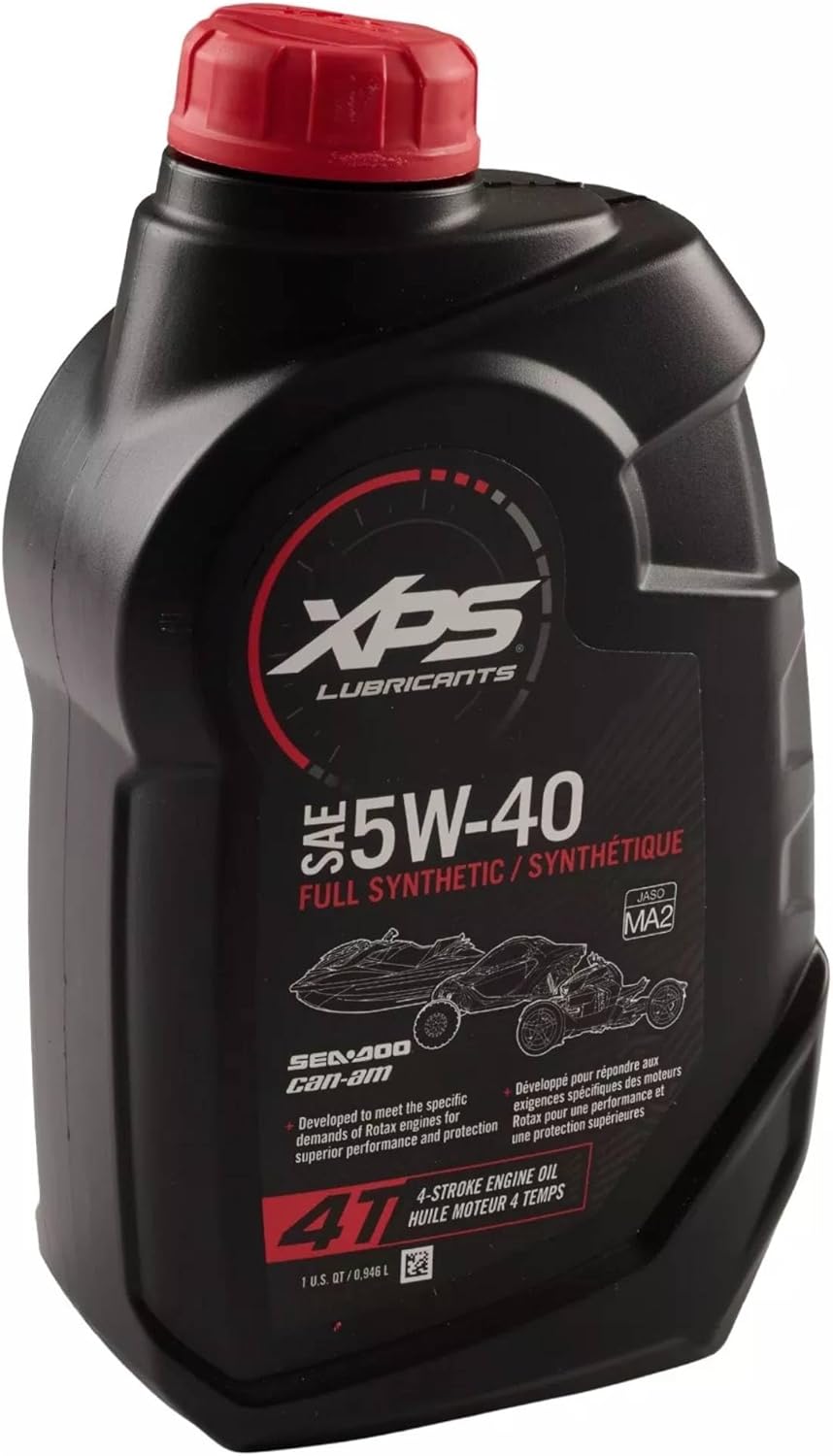 CAN AM Automotive Parts and Accessories BRP New OEM XPS 4T 5W-40 Full Synthetic Oil, 9779133, 9779492 9779492 745419381615 Jorgensen Powersports