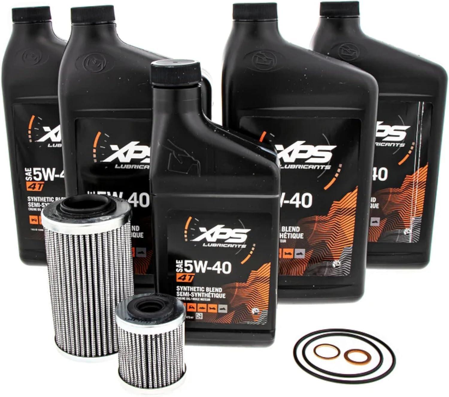 CAN AM Automotive Parts and Accessories Can Am 4T 5w/40 Synthetic Blend Oil Change Kit 9779248 9779248 600140184242 Jorgensen Powersports