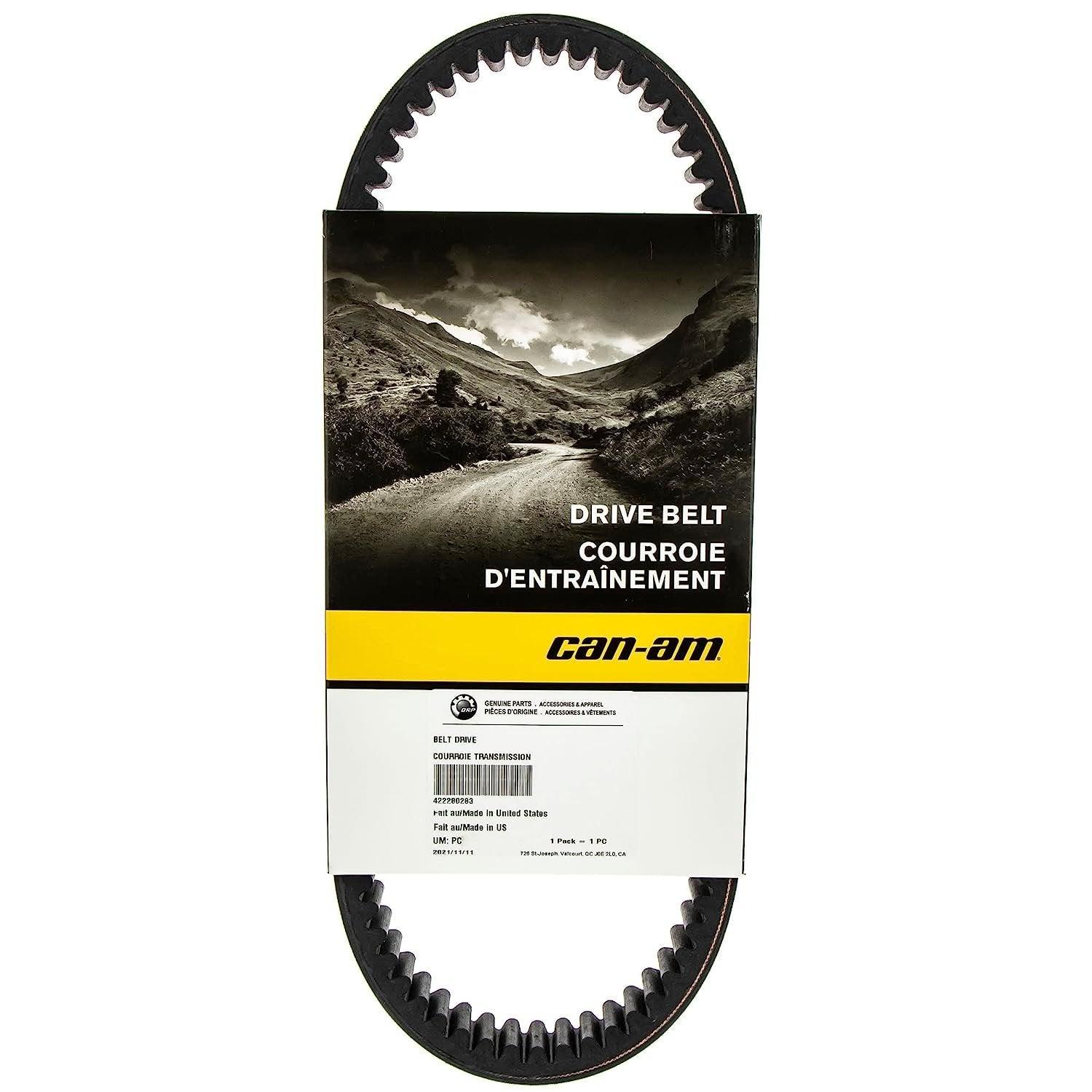 CAN AM Automotive Parts and Accessories Can Am Drive Clutch Belt 422280283 422280283 B0BD2QCD9T Jorgensen Powersports