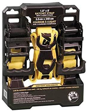 CAN AM Automotive Parts and Accessories Can Am Heavy-Duty Ratchet Tie-Down 2-Pack 715006227 B08PTNRNWS Jorgensen Powersports
