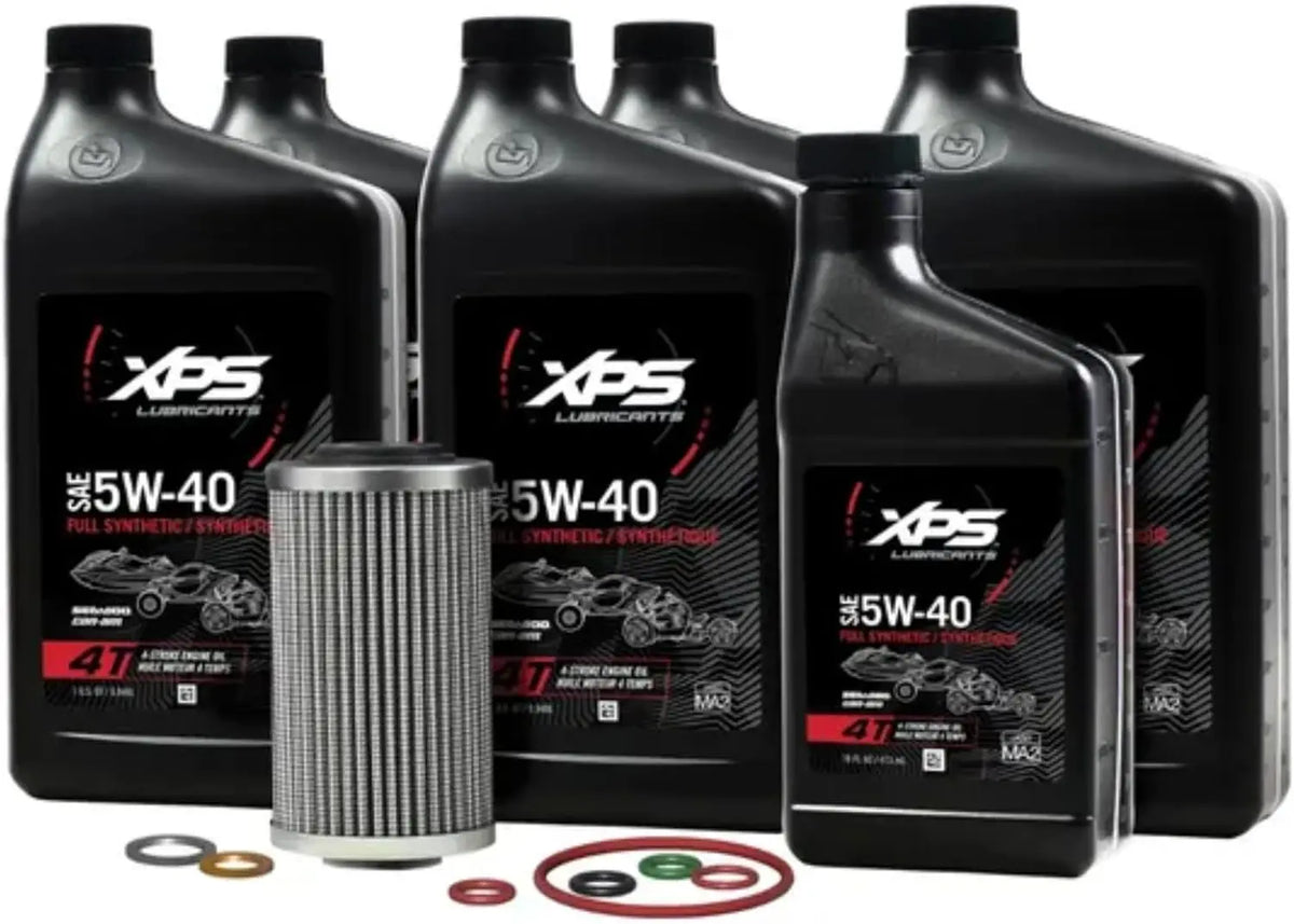 Can-Am New OEM Spyder Oil Change Kit 5W40 for Rotax 1330, 9779249, 977 ...