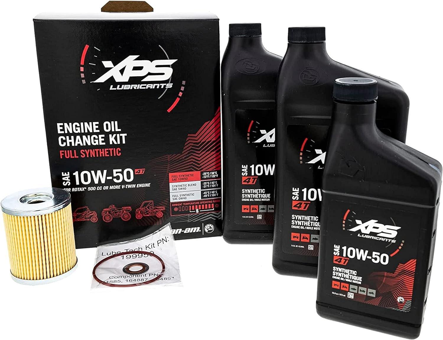 CAN AM Automotive Parts and Accessories Can Am Oil Change Kit 10w/50 9779252 745667802450 Jorgensen Powersports