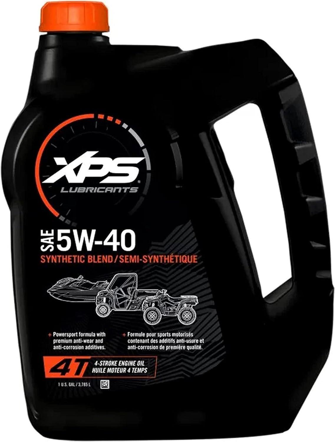 CAN AM Automotive Parts and Accessories Can Am XPS 4-Stroke 5w/40 Synthetic Blend Oil - 1 Gallon 9779134 B0BRJZVMTM Jorgensen Powersports