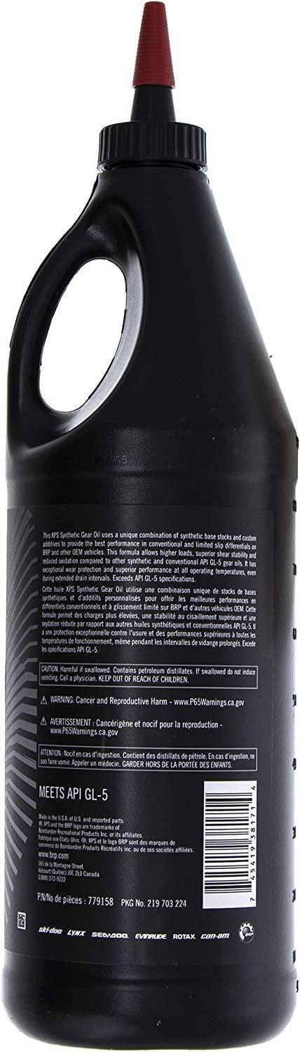 CAN AM Automotive Parts and Accessories Can Am XPS Synthetic Gear Oil - 1 Quart 779158 745419381714 Jorgensen Powersports