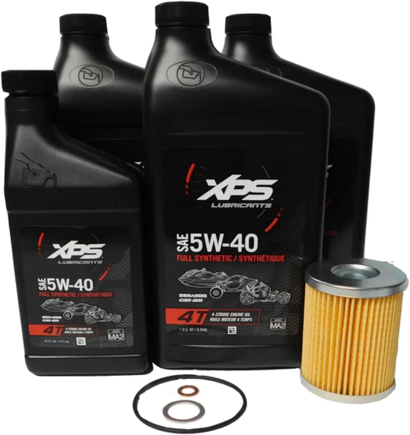 CAN AM Automotive Parts and Accessories Sea-Doo New OEM Ryker Oil Change Kit 5W40 900Cc, 9779491 9779491 Jorgensen Powersports