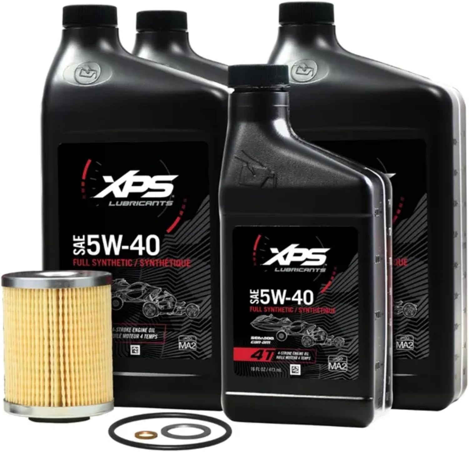 CAN AM Automotive Parts and Accessories Sea-Doo New OEM Ryker Oil Change Kit 5W40 900Cc, 9779491 9779491 Jorgensen Powersports