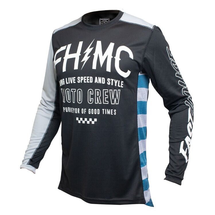 FastHouse Apparel Small / Black/Silver Fasthouse Grindhouse Cypher Jersey 2740-0708 843520130778 Jorgensen Powersports