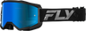 Fly Apparel Black/Black w/Sky Blue Mirror/Smoke Lens / Adult Fly Zone Goggles 2025 37-51525 191361474392 Jorgensen Powersports