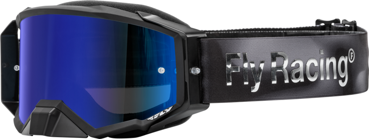 Fly Apparel Black/Grey Camo w/Dark Blue Mirror/Smoke Lens Fly Zone Elite Goggles 37-51904 191361460395 Jorgensen Powersports