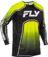 Fly Apparel Black/Hi-Vis / Small FLY RACING RAYCE BICYCLE JERSEY 2026 379-053S 191361519987 Jorgensen Powersports