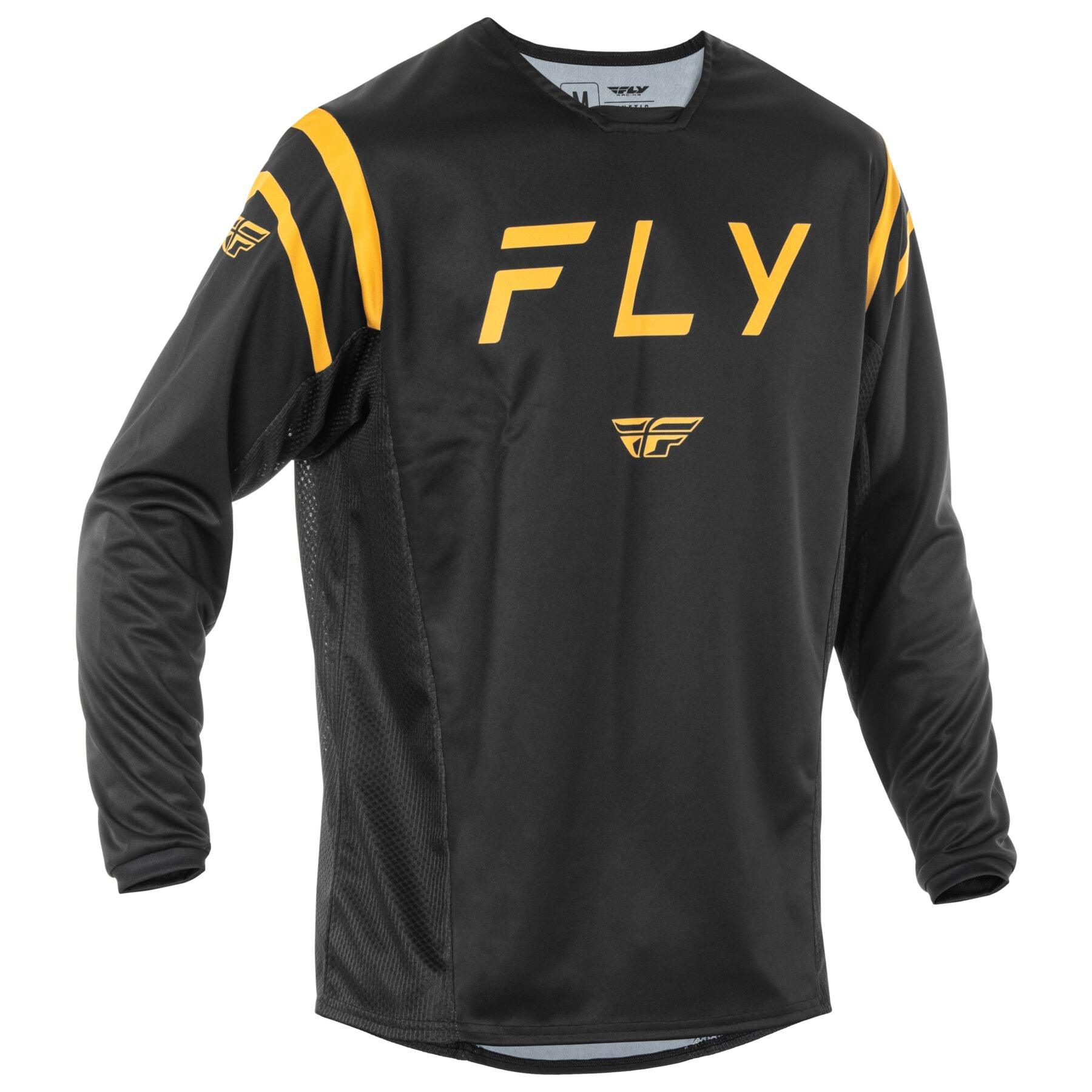 Fly Apparel Black / Medium Fly Kinetic Center Jersey 2025 378-520M 191361477997 Jorgensen Powersports