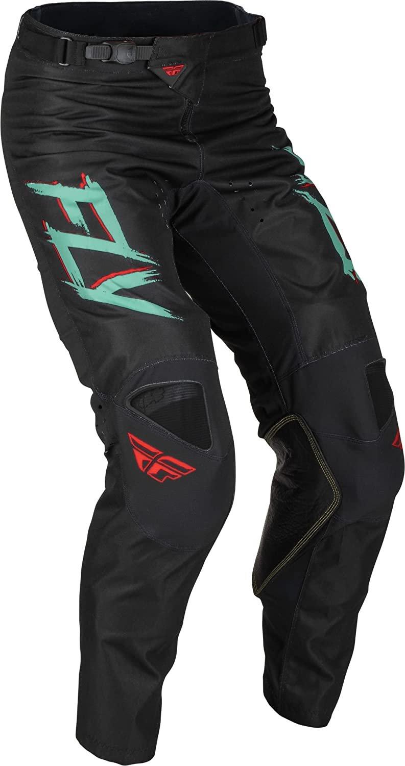 Fly Apparel Black/Mint/Red / 34 Fly Kinetic Fuel Pants 376-53434 B0B3M41MBV Jorgensen Powersports