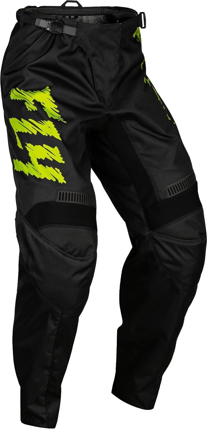 Fly Apparel Black/Neon Green/Light Grey / 22 Fly F-16 Youth Pants 377-23422 191361434952 Jorgensen Powersports