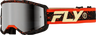 Fly Apparel Black/Red/Cream w/Silver Mirror/Smoke Lens / Adult Fly Zone Goggles 2025 37-51527 191361474439 Jorgensen Powersports