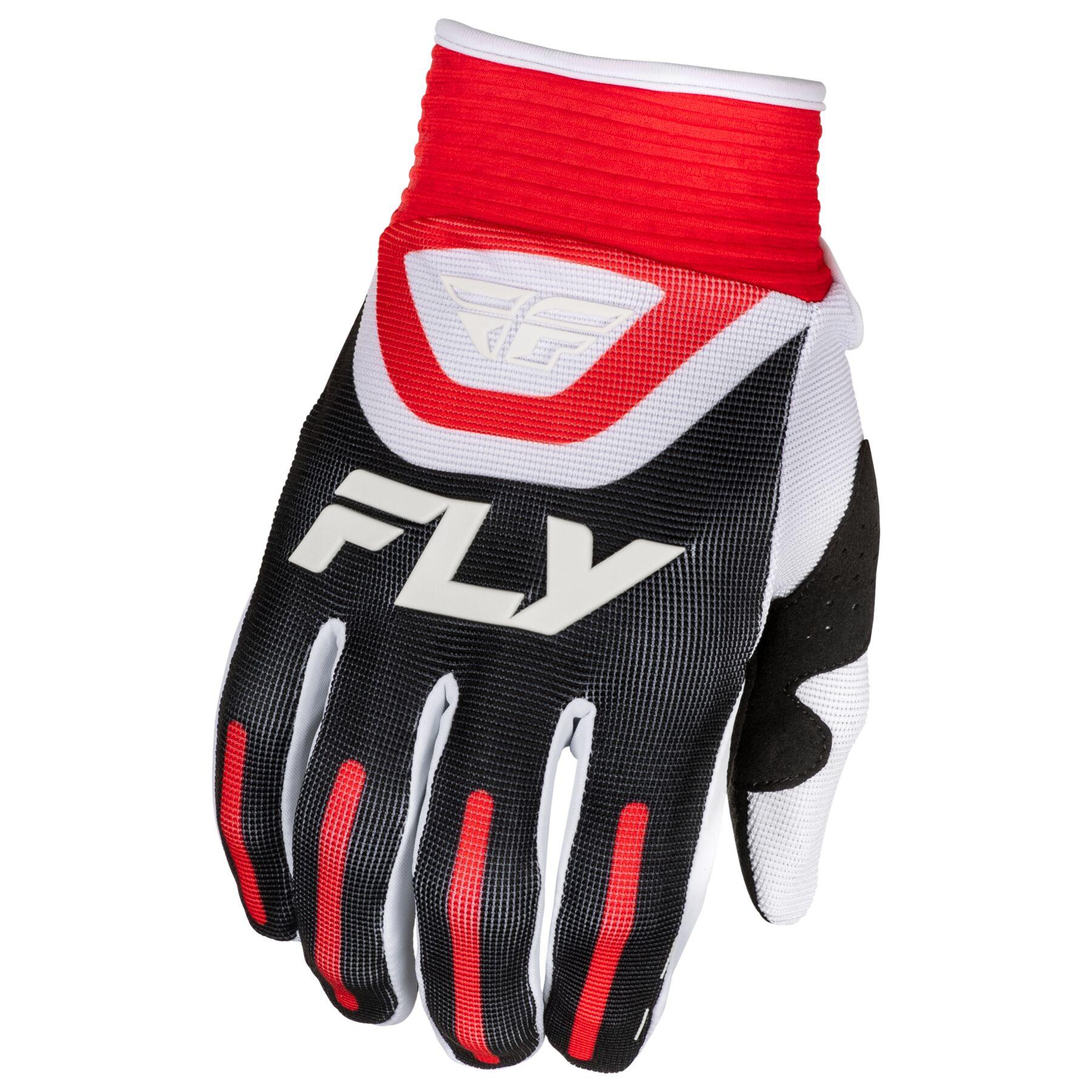 Fly Apparel Black/Red/White / Large Fly F-16 Gloves 2025 378-910L B0D9C9YW14 Jorgensen Powersports