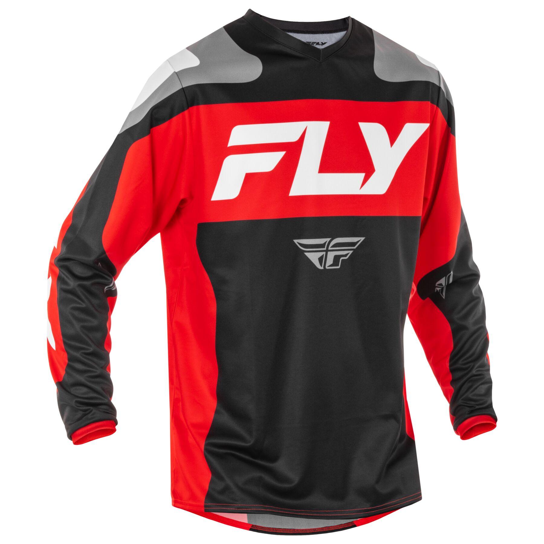 Fly Apparel Black/Red/White / Small Fly F-16 Jersey 2025 378-920S B0D9C9Q448 Jorgensen Powersports