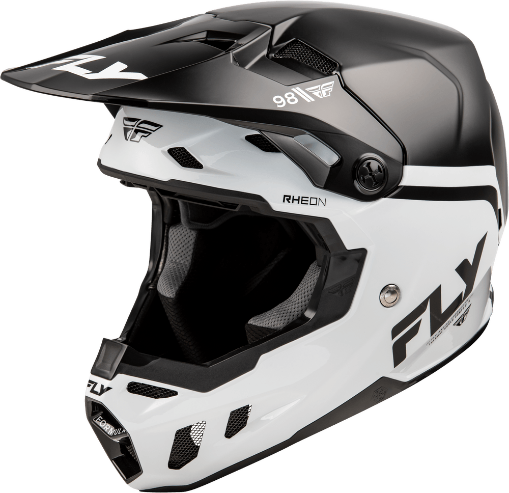 Fly Apparel Black/White / Medium Fly Formula CC Objective Helmet 2026 73-4349M 191361483080 Jorgensen Powersports