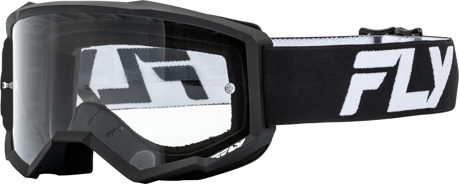 Fly Apparel Black/White / OS Fly Focus Goggles 37-51147 191361460166 Jorgensen Powersports