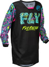 Fly Apparel Black / Youth Medium Fly Racing 2026 Kinetic Mutant Youth Jersey 379-525YM 191361516610 Jorgensen Powersports