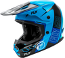 Fly Apparel Blue/Black/White / Medium Fly Kinetic Rally Helmet 2025 73-8660M 191361435171 Jorgensen Powersports