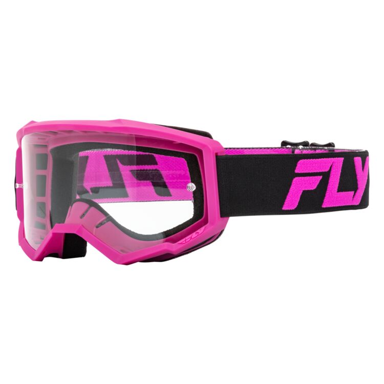 Fly Apparel Blue/White Fly Focus Goggles Youth 37-51153Y 191361300387 Jorgensen Powersports