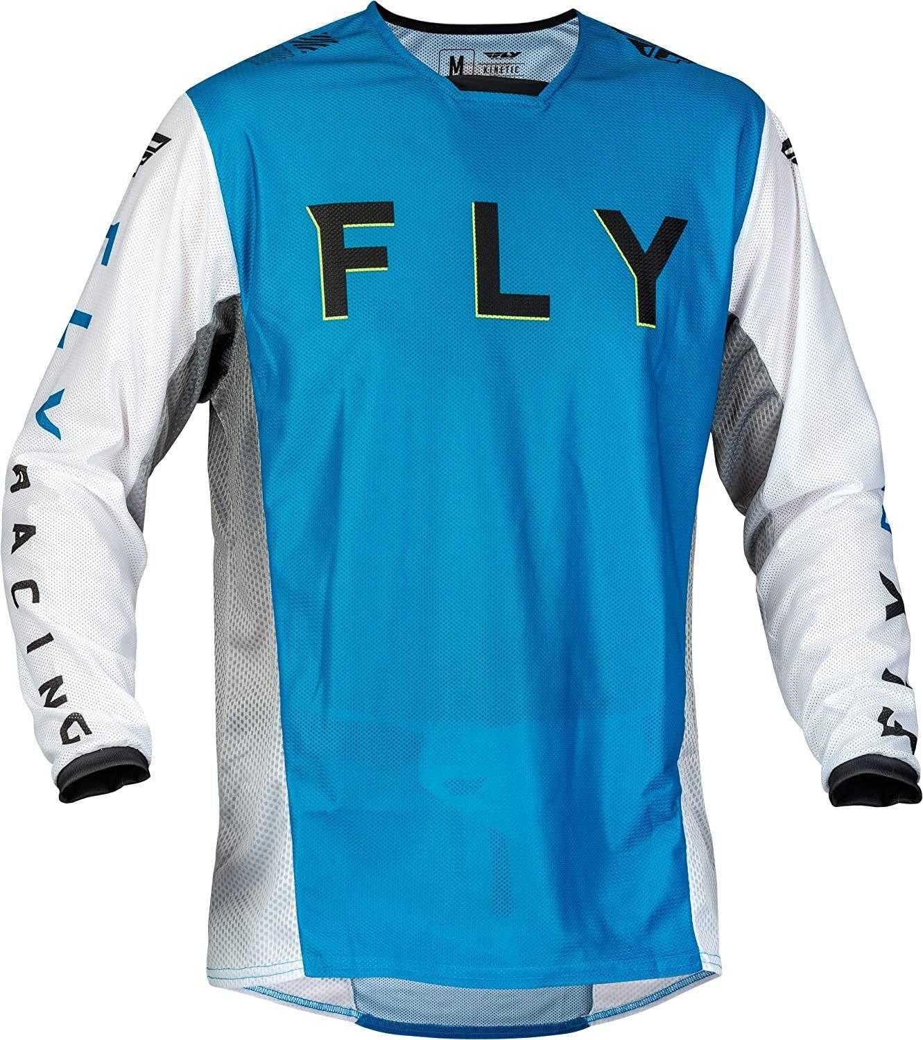 Fly Apparel Blue/White / Small Fly Kinetic Mesh Kore SE Jersey 377-314S 191361381225 Jorgensen Powersports