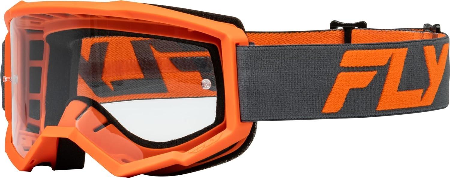 Fly Apparel Charcoal/Orange / Youth Fly Focus Goggles 37-51154Y Jorgensen Powersports
