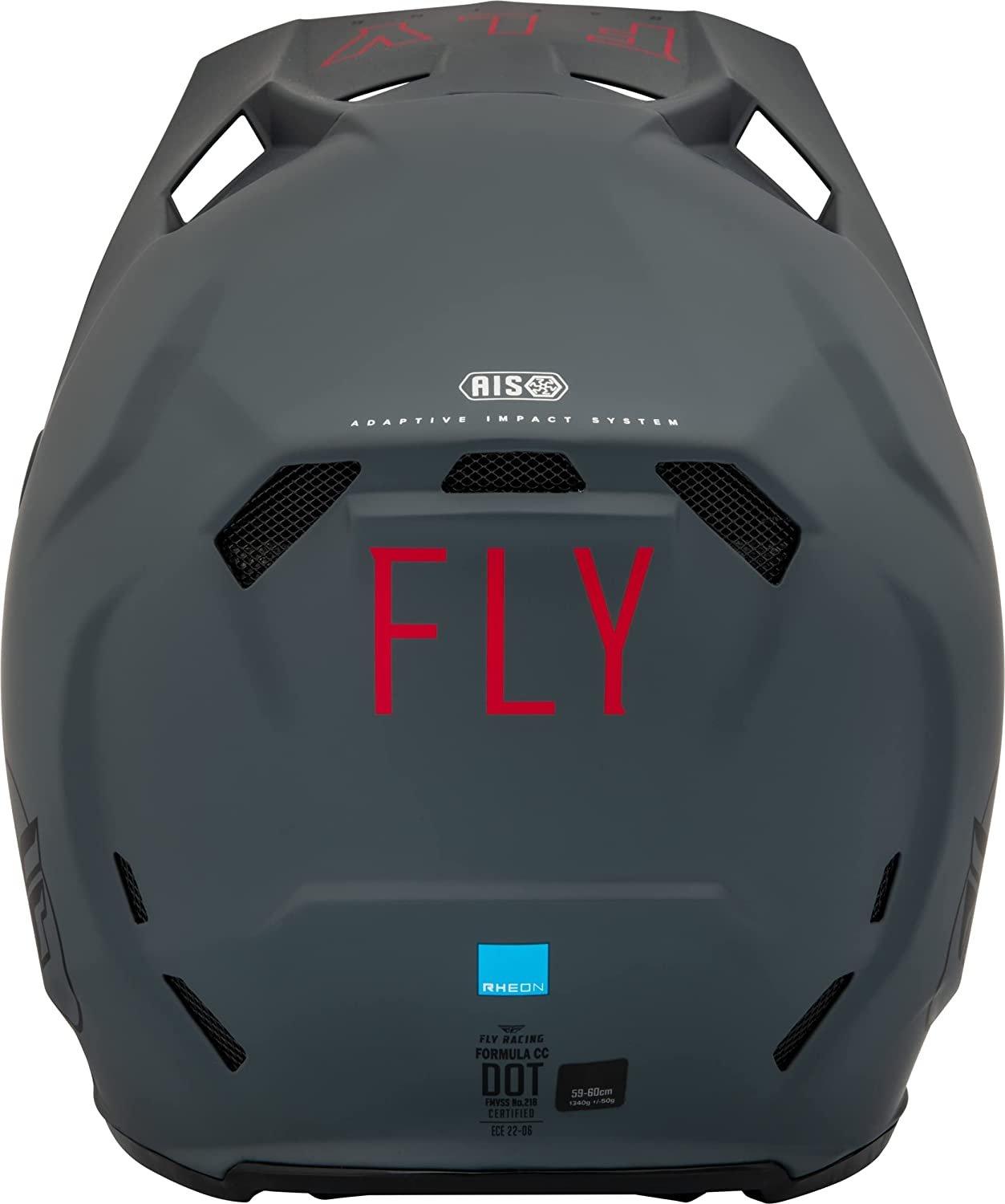 Fly Apparel Fly Formula CC Driver Helmet (Matte Grey/Black, XL) USED 73-4321X U Jorgensen Powersports