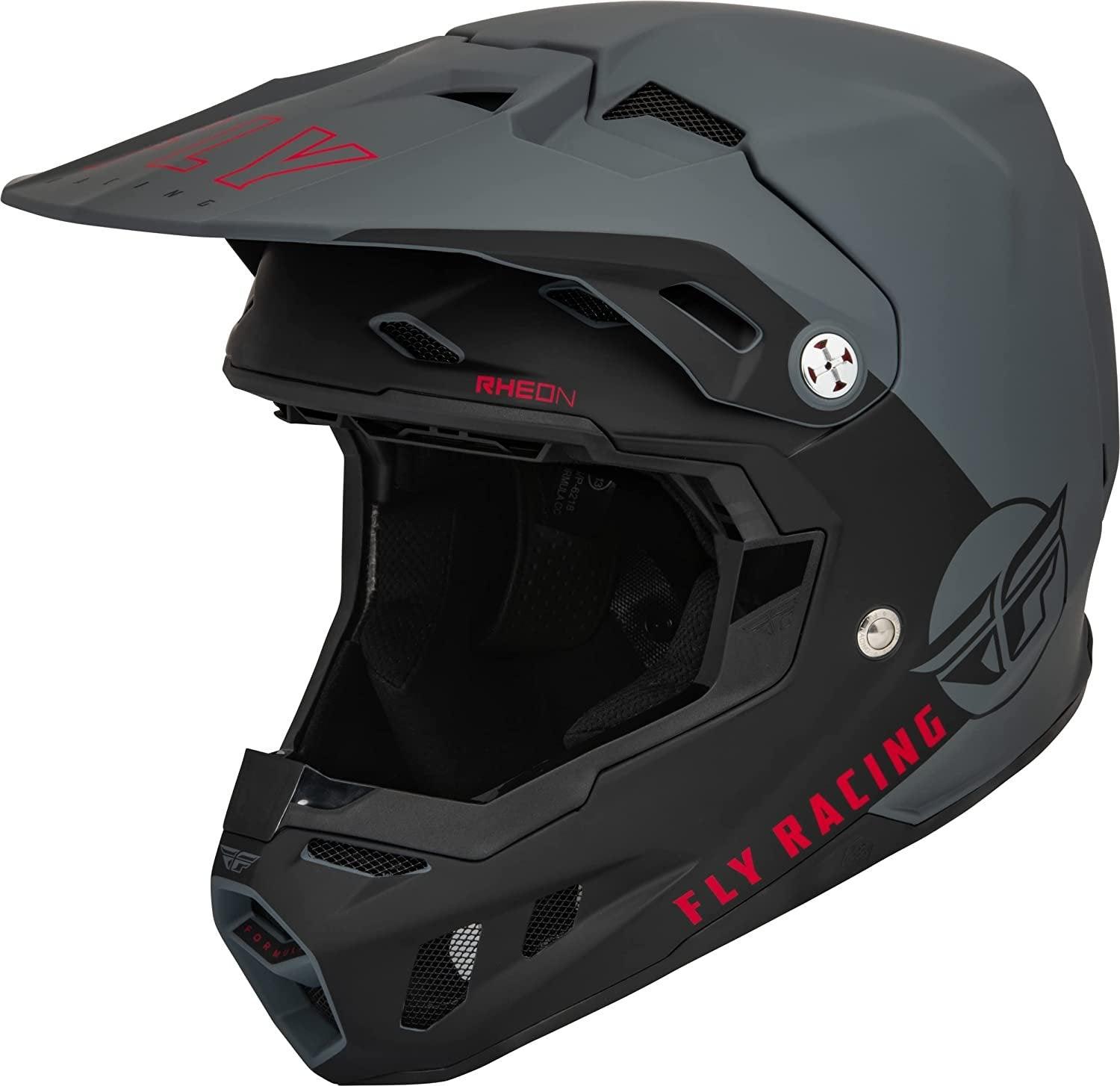 Fly Apparel Fly Formula CC Driver Helmet (Matte Grey/Black, XL) USED 73-4321X U Jorgensen Powersports
