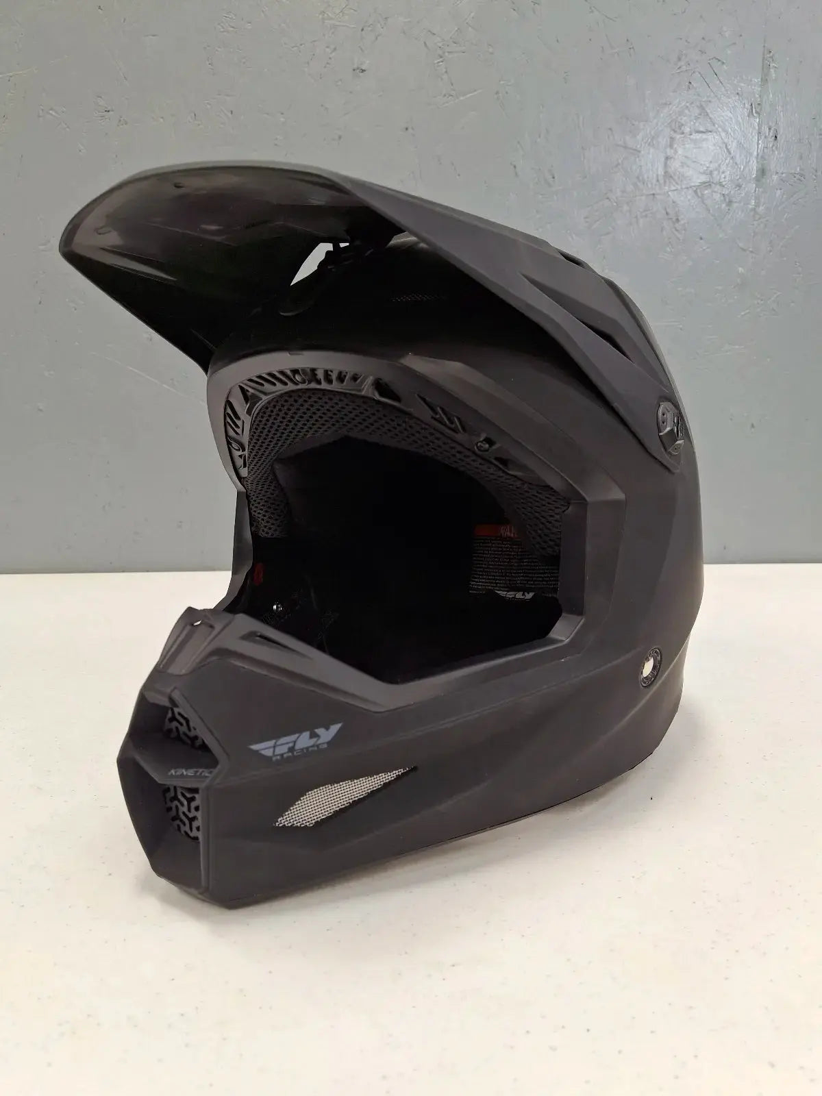 Fly Apparel Fly Kinetic Scan Helmet (Matte Black, Medium) USED 73-3470M U Jorgensen Powersports