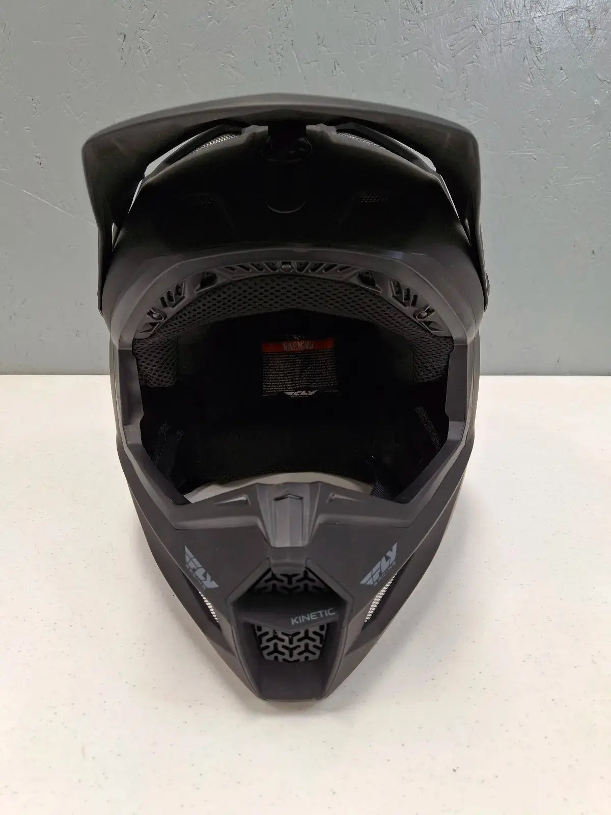 Fly Apparel Fly Kinetic Scan Helmet (Matte Black, Medium) USED 73-3470M U Jorgensen Powersports