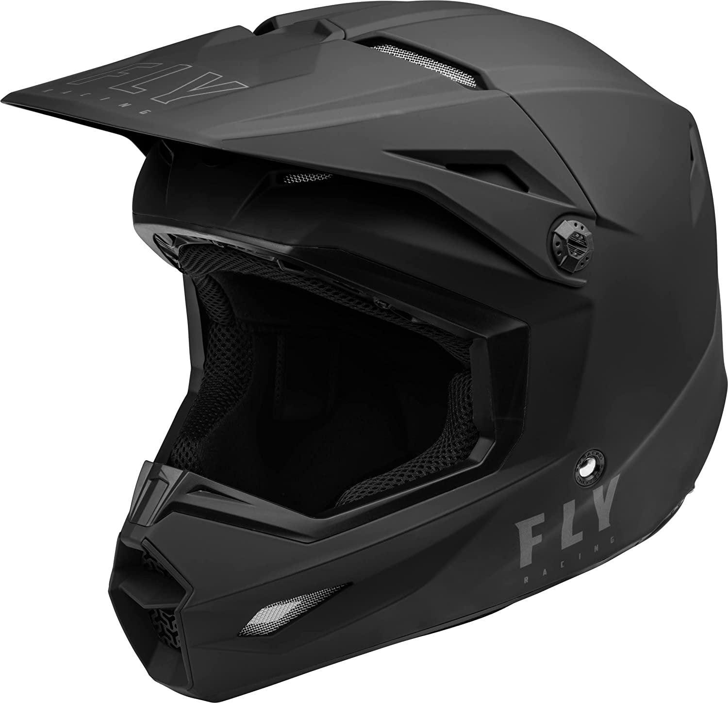Fly Apparel Fly Kinetic Scan Helmet (Matte Black, Medium) USED 73-3470M U Jorgensen Powersports