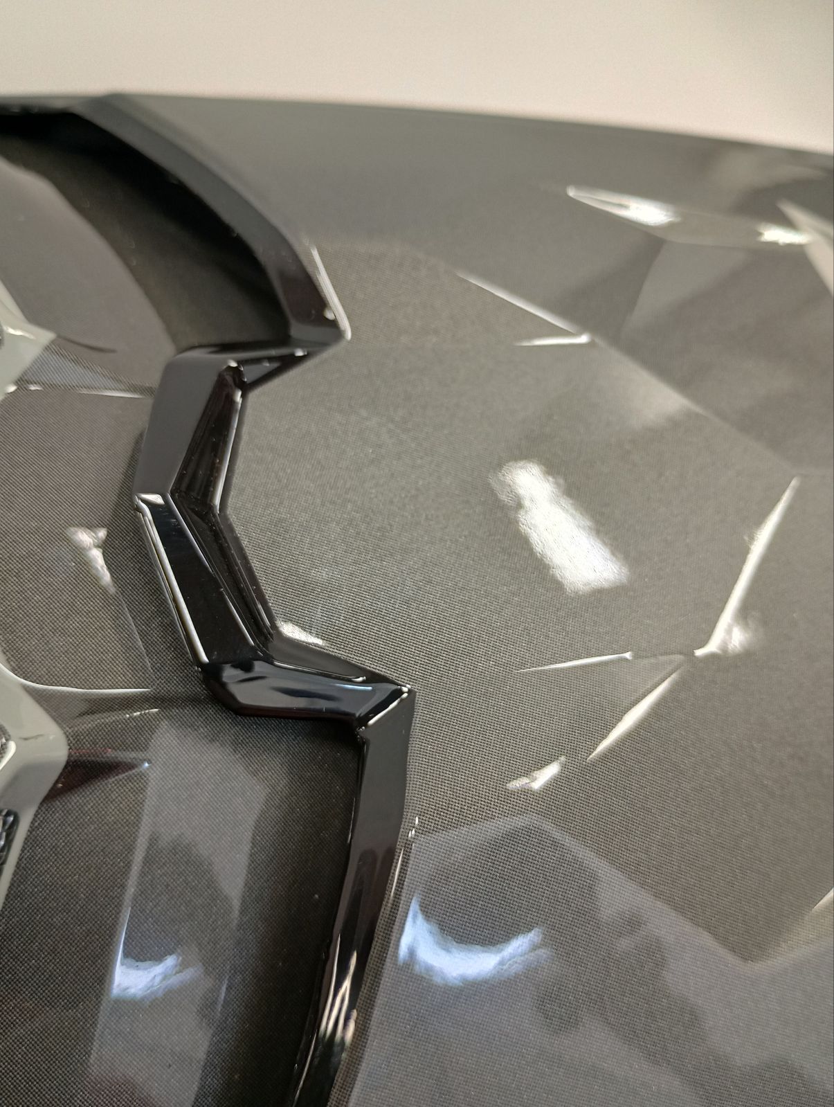 Fly Apparel Fly Kinetic Vision Helmet (Grey, Medium) Defect USED 73-8650M U B0B3MC886C Jorgensen Powersports