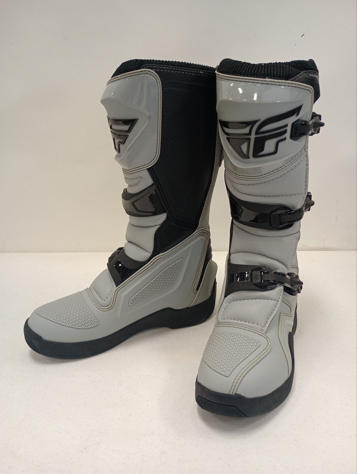 Fly Apparel Fly Maverick Enduro Boots (Grey, Size 12) USED 364-68012 u B099Y198CX Jorgensen Powersports