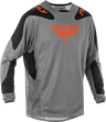 Fly Apparel Grey/Orange/Black / Medium Fly Kinetic Sym Jersey 2025 378-422M 191361476990 Jorgensen Powersports
