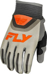 Fly Apparel Grey/Orange / Youth Medium Fly F-16 Gloves Youth 2025 378-911YM B0D9C9LK46 Jorgensen Powersports