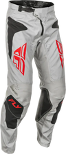 Fly Apparel Grey/Red/Black / 30 Fly Kinetic Sym Pants 2025 378-43030 191361477218 Jorgensen Powersports