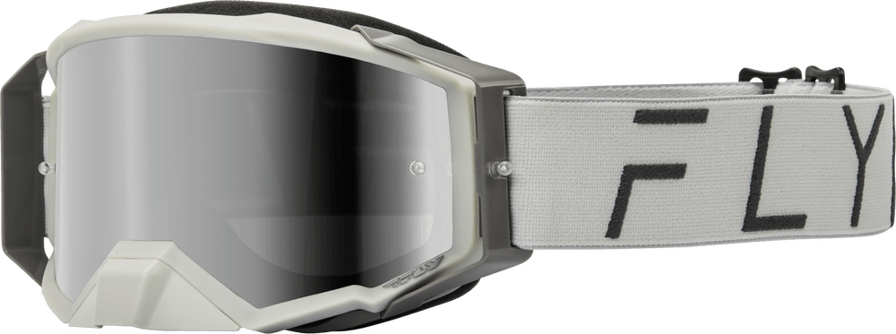 Fly Apparel Grey w/ Grey Mirror/Smoke Lens / Adult Fly Zone Pro Goggles 2025 37-51910 191361408212 Jorgensen Powersports